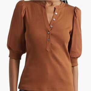 EUC VERONICA BEARD
CORALEE TOP IN MAHOGANY Small